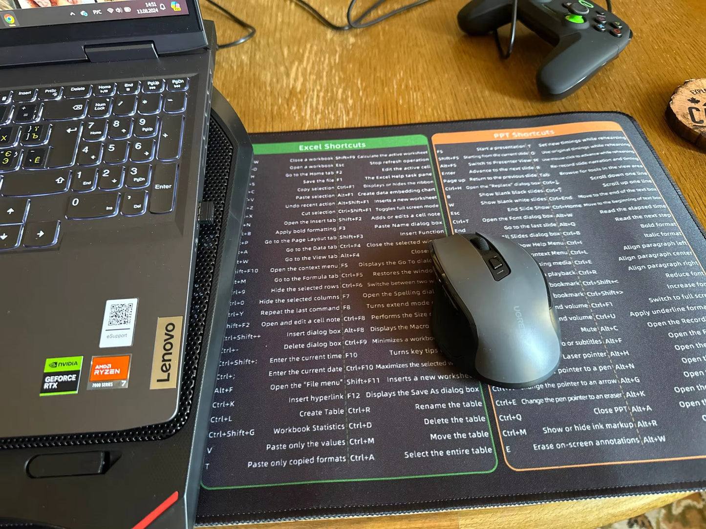 HackerMat: ¡el mouse pad con hoja de trucos!
