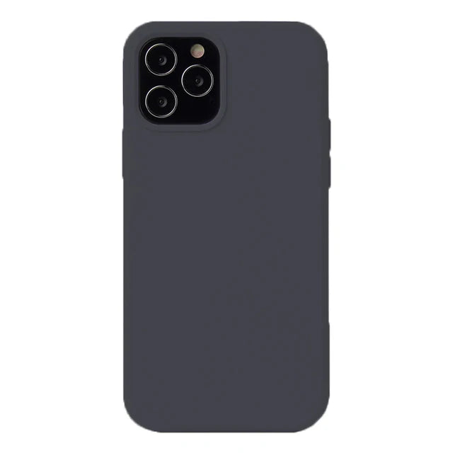 Funda Terciopelo Microfibra Silicona para iPhone 15 con Logo